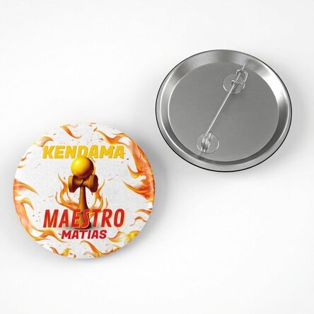 Chapa personalizada con nombre - Kendama Master