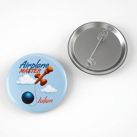 Chapa personalizada con nombre - Airplane Master