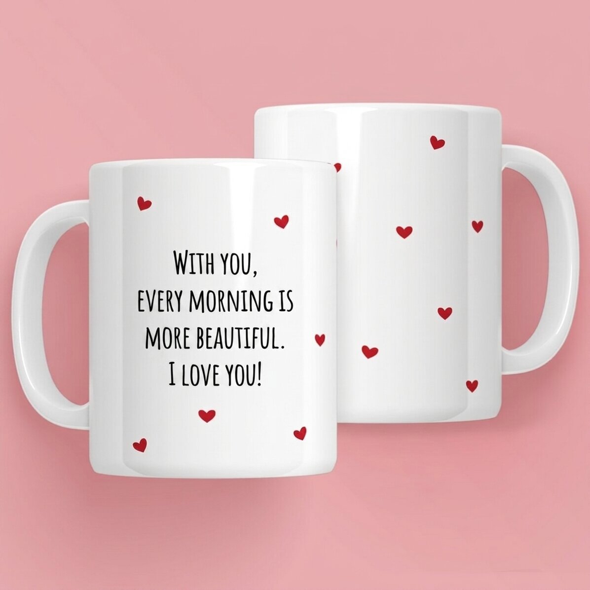 Taza personalizada con mensaje: «Love»