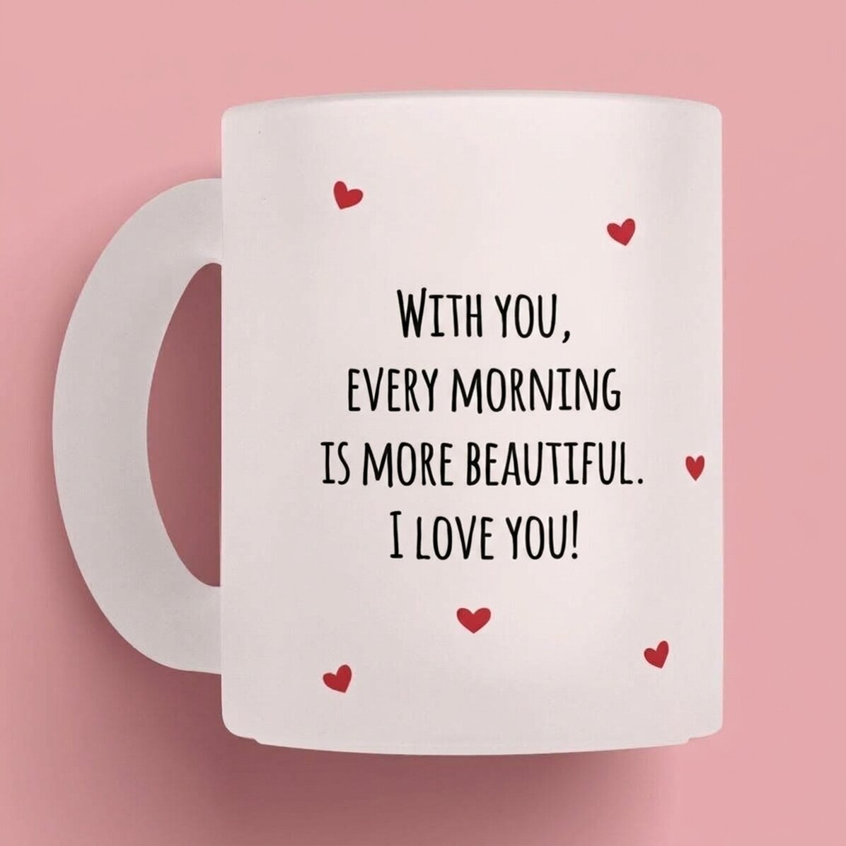 Taza personalizada con mensaje: «Love»