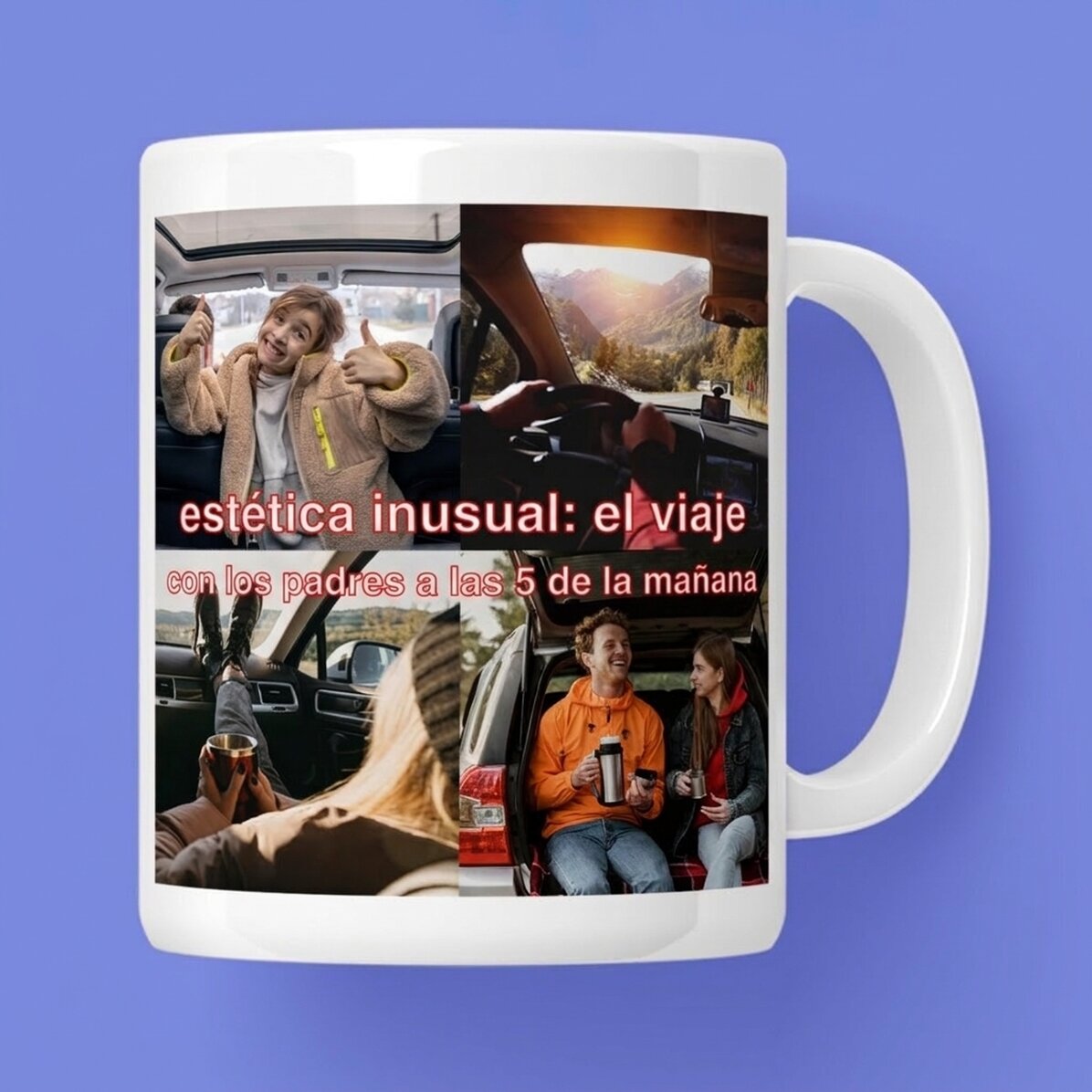 Taza personalizada con fotos y texto - Rare aestethic