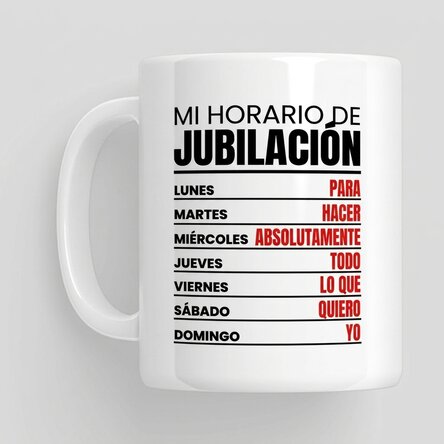Taza con mensaje - Programa semanal