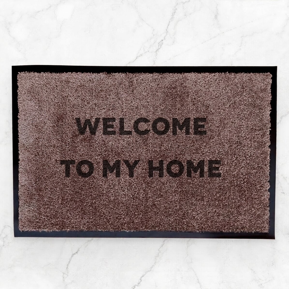 Alfombra de entrada para interior personalizada - Bienvenido a mi casa