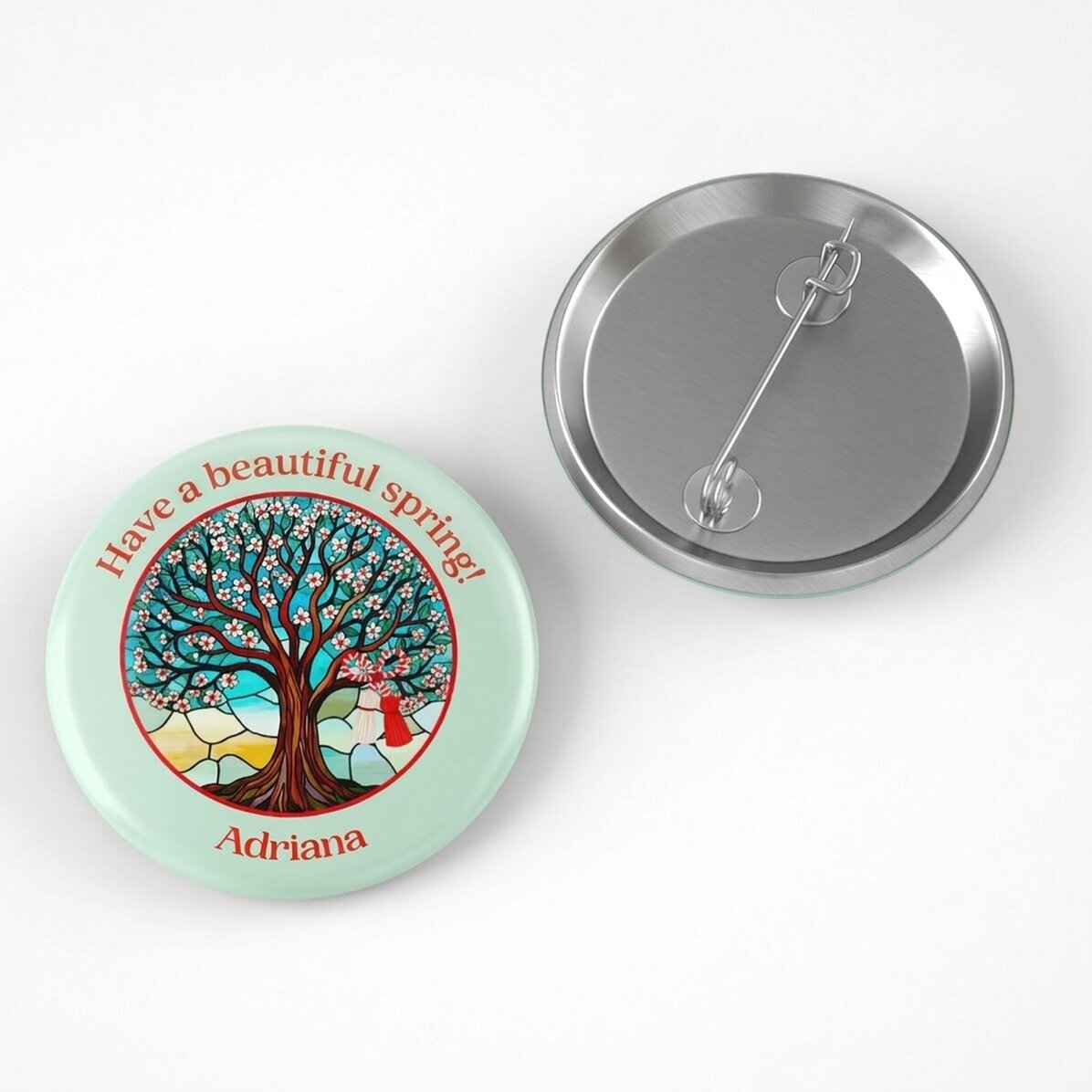 Chapa personalizada con nombre - El Árbol de la Vida