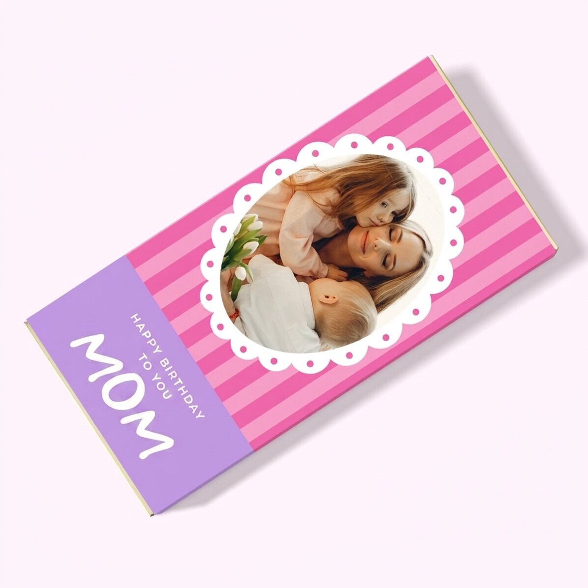 Chocolate personalizado con mensaje y foto - Mamá