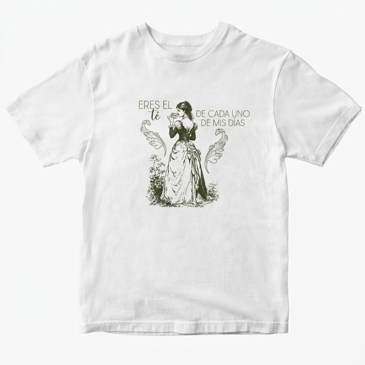 Camiseta de algodón personalizada con el texto: «I