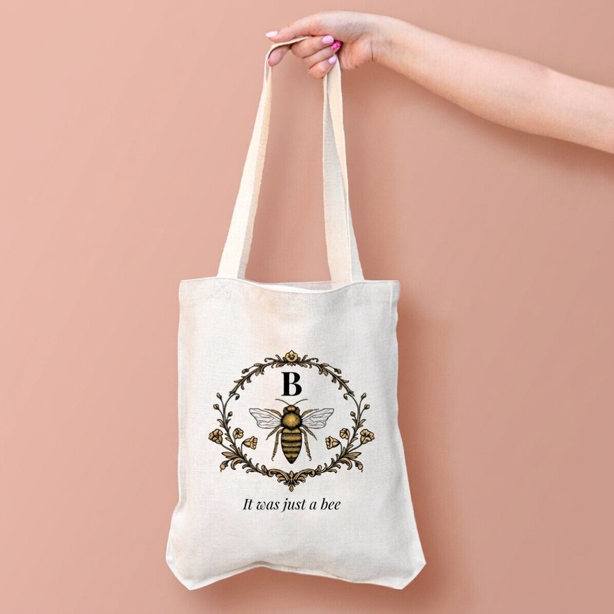 Bolsa personalizada con texto - Bee