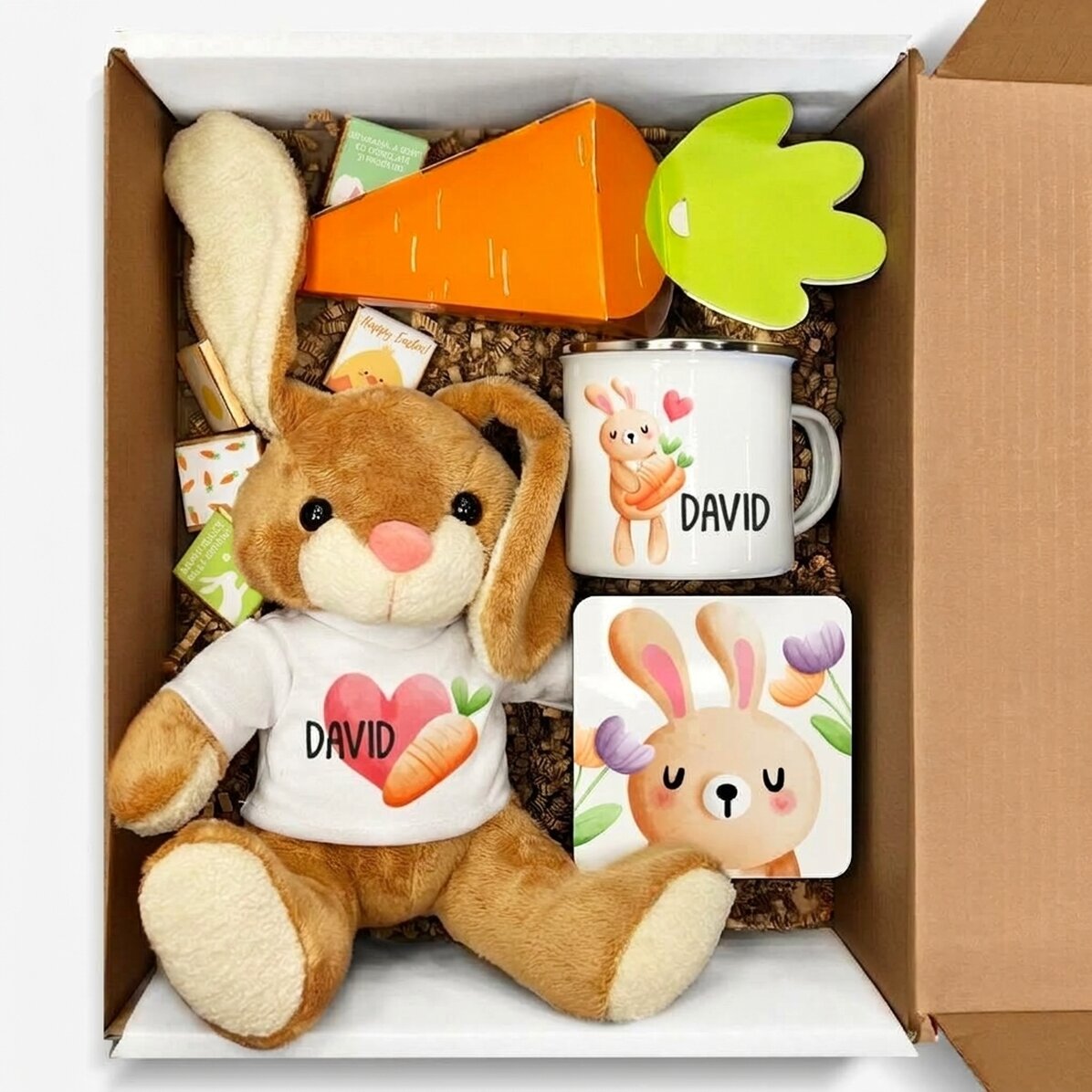 Lote de regalo personalizado para niños - Feliz Pascua