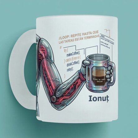 Taza personalizada con texto - Programador