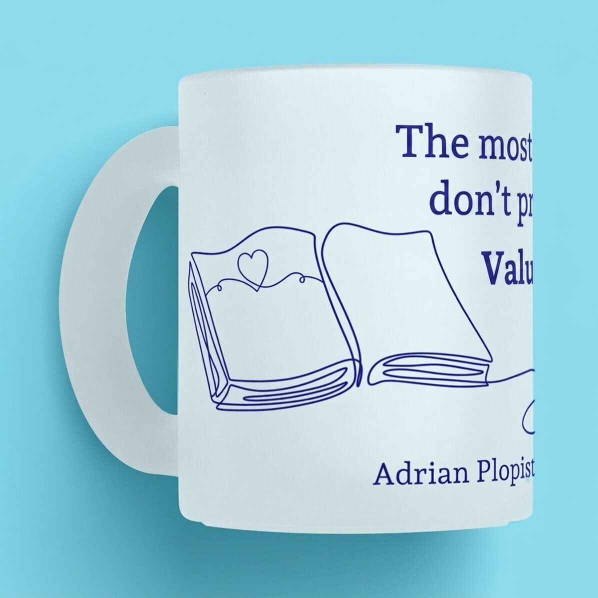 Taza personalizada con texto para profesores