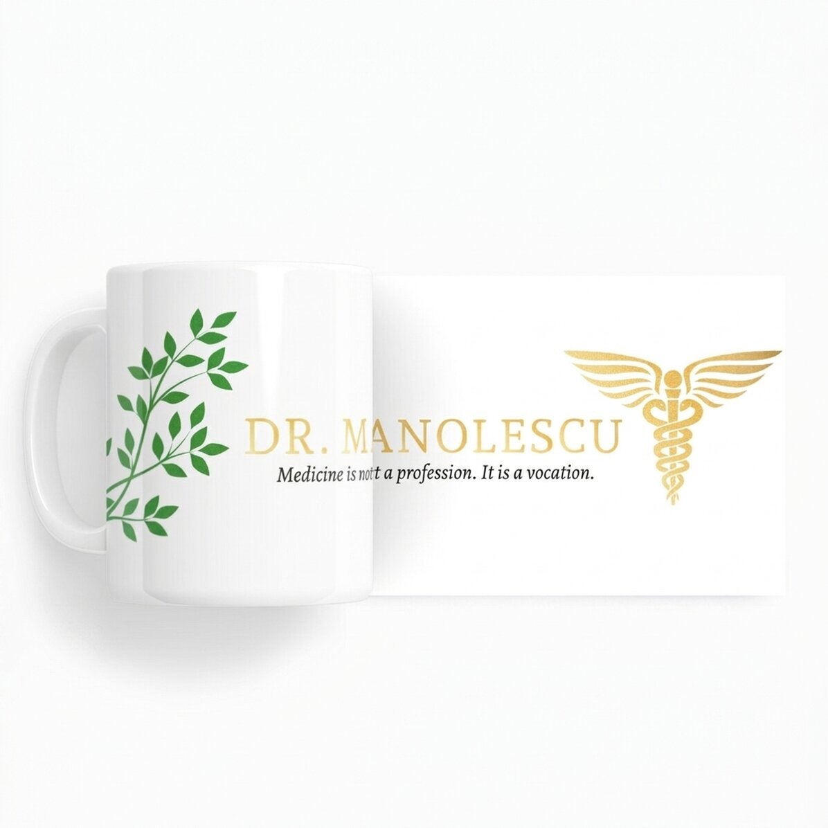 Taza personalizada con texto - Golden Doctor