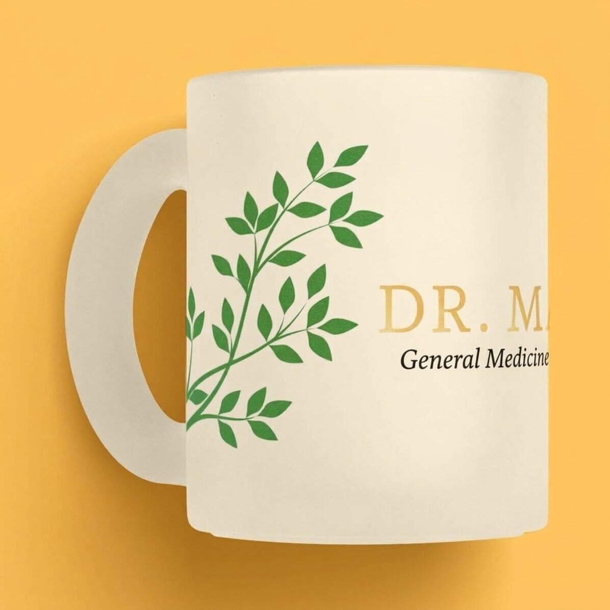 Taza personalizada con texto - Golden Doctor