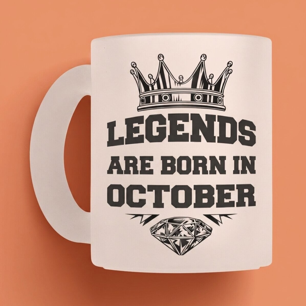 Taza personalizada con texto: «Las leyendas nacen en...»