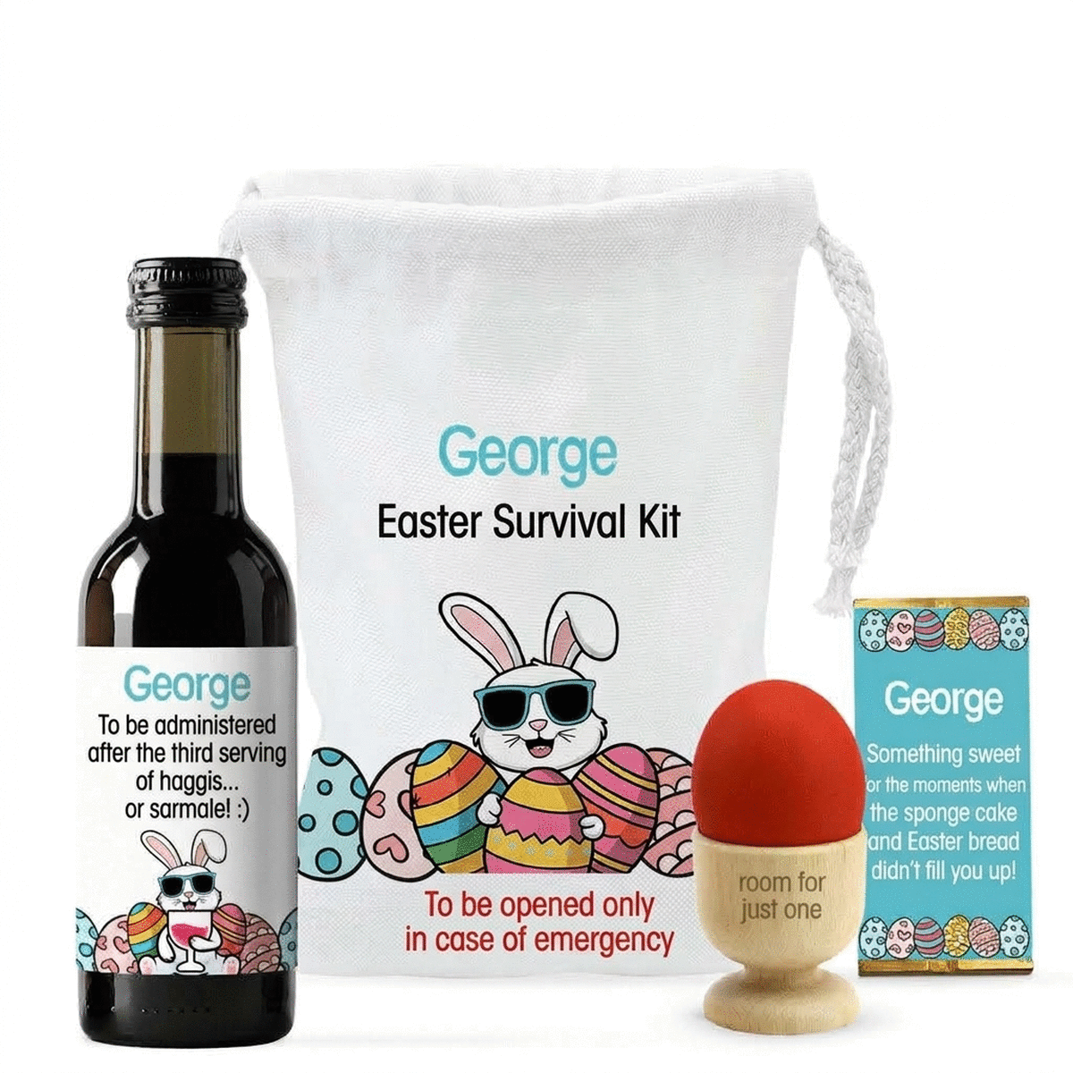 Lote de regalo: kit de supervivencia para Semana Santa