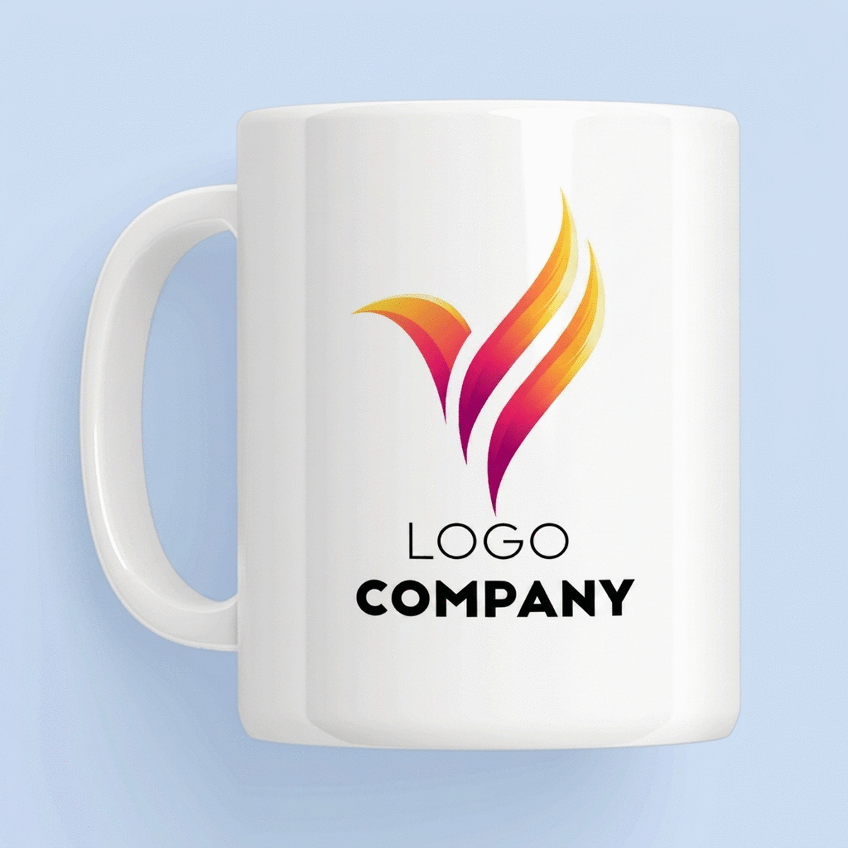 Taza personalizada con logotipo y nombre