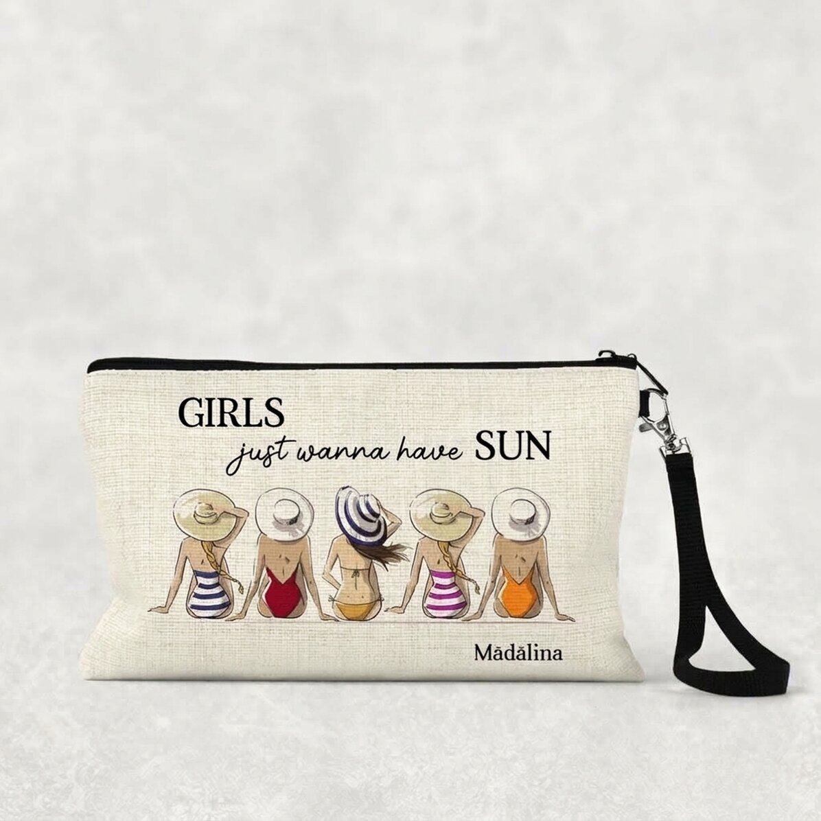 Set de maquillaje personalizado con texto - Summer girls