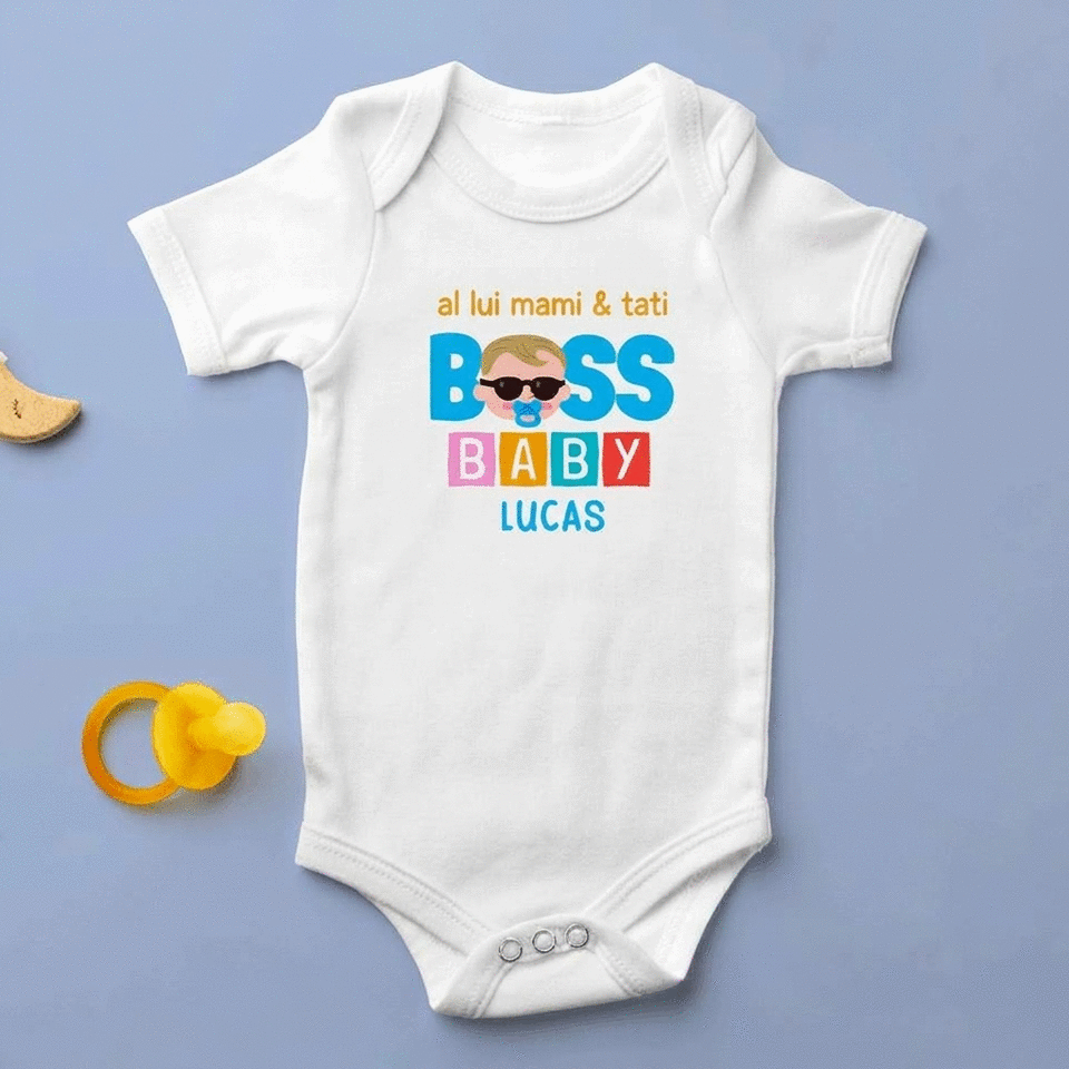 Body para niños personalizado con texto - Cool baby