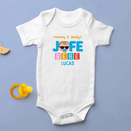Body para niños personalizado con texto - Cool baby
