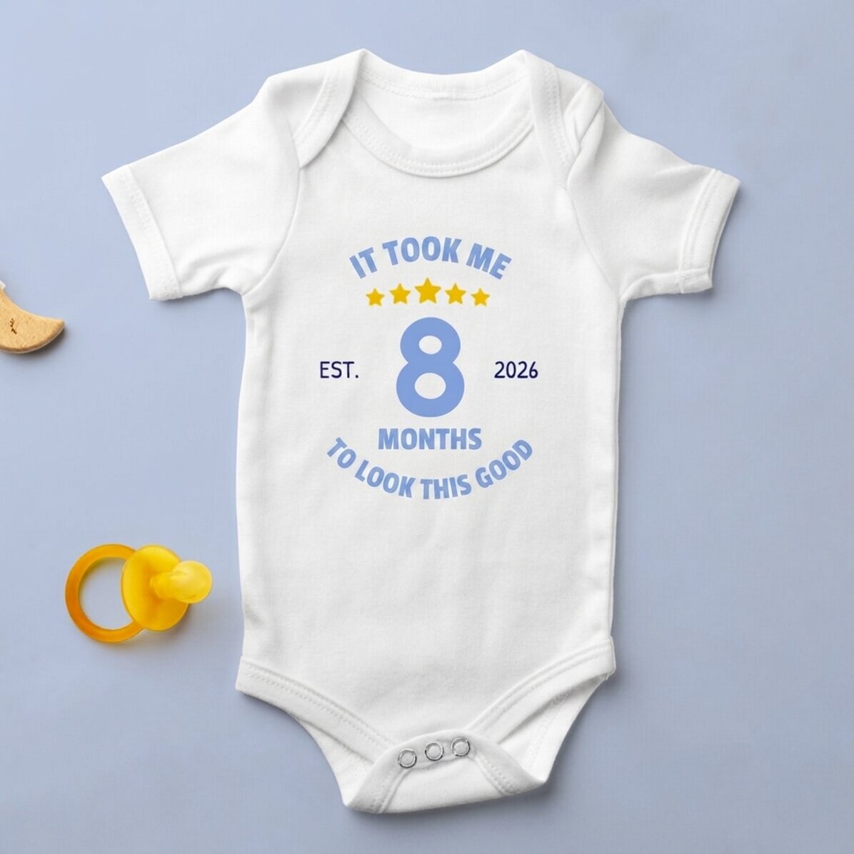 Body para niños personalizado con texto: «Me veo bien a mi edad»