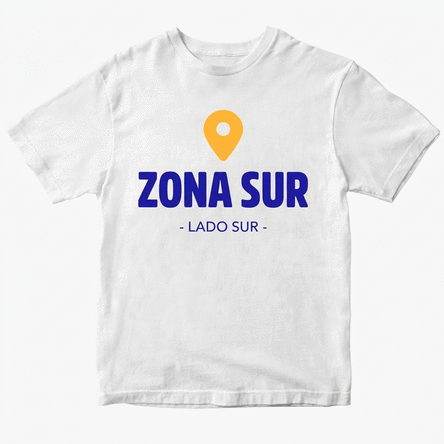 Camiseta de algodón personalizada con el nombre de tu barrio