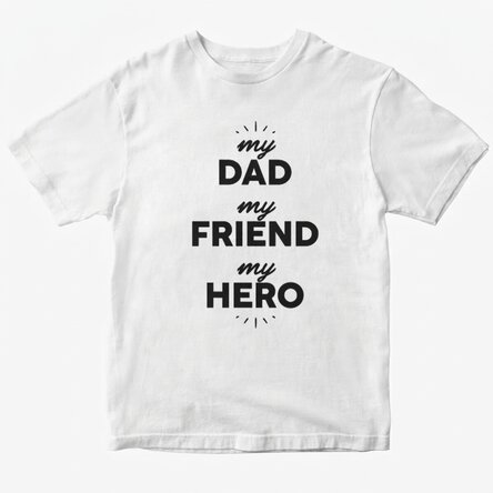 Personalised cotton T-shirt with text - My person