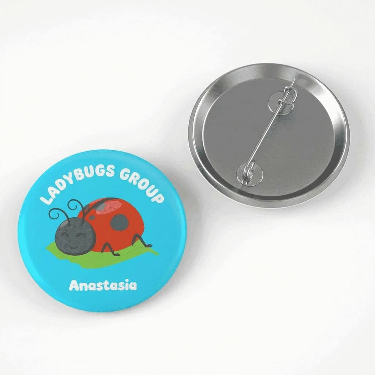 Insignia personalizada con nombre para la guardería