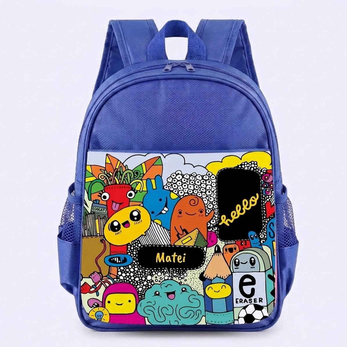 Mochila escolar personalizada con nombre