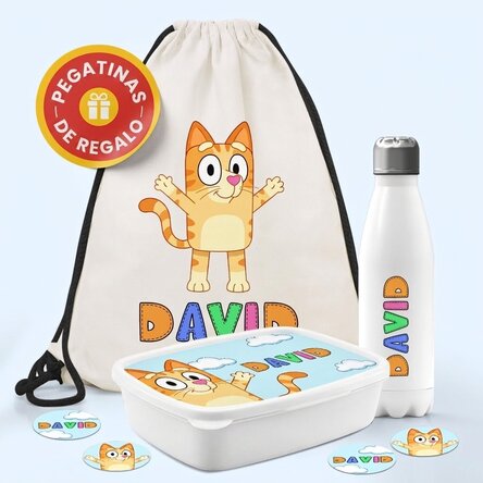 Set personalizado para la guardería o el colegio: personajes de dibujos animados