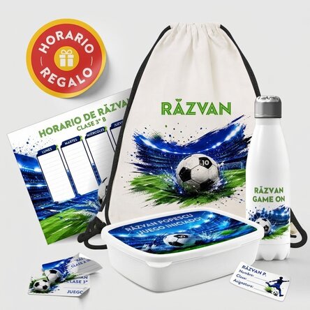 Equipación personalizada para el colegio - Fútbol
