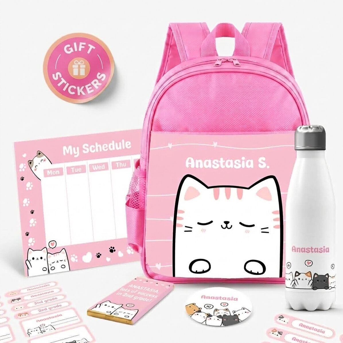 Set personalizado para el colegio – Kitty