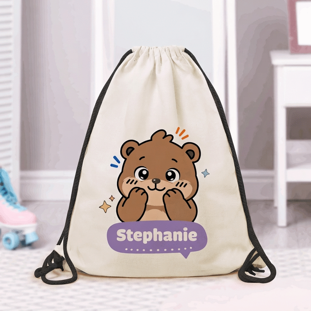Mochila personalizada con nombre - Osito