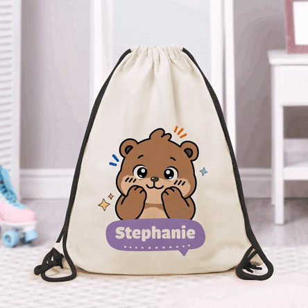 Mochila personalizada con nombre - Osito
