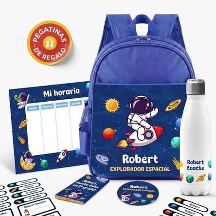Set personalizado para el colegio – Explorador espacial