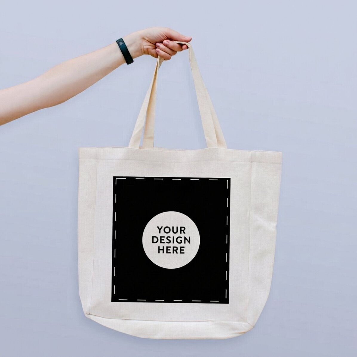 Bolso de playa personalizado con tu diseño: retrato