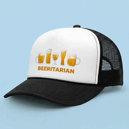 Gorra personalizada con mensaje - Beergetarian