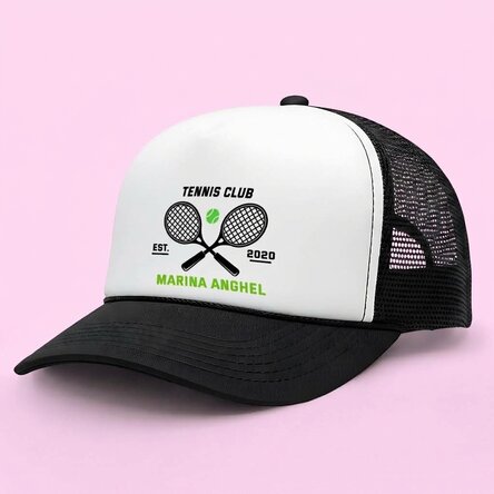 Gorra personalizada con mensaje - Tenis
