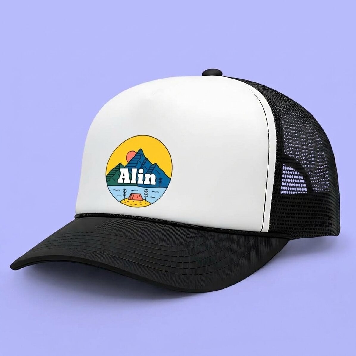 Gorra personalizada con nombre - Camping