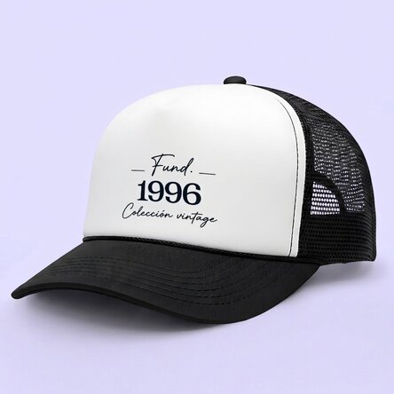 Gorra personalizada con texto - Colección Vintage
