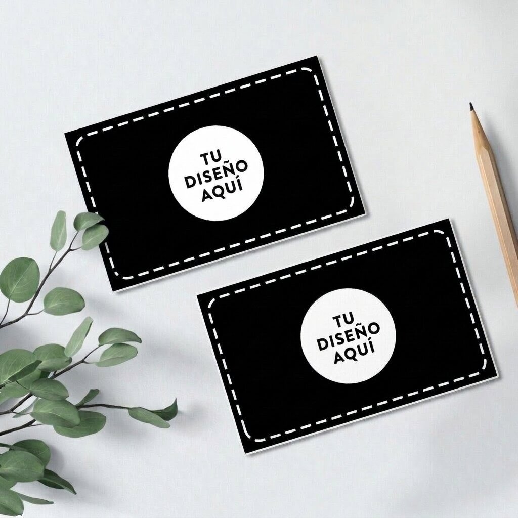 Tarjetas de visita personalizadas a doble cara en papel con tu diseño