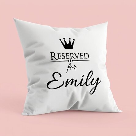 Almohada personalizada - reservada para...