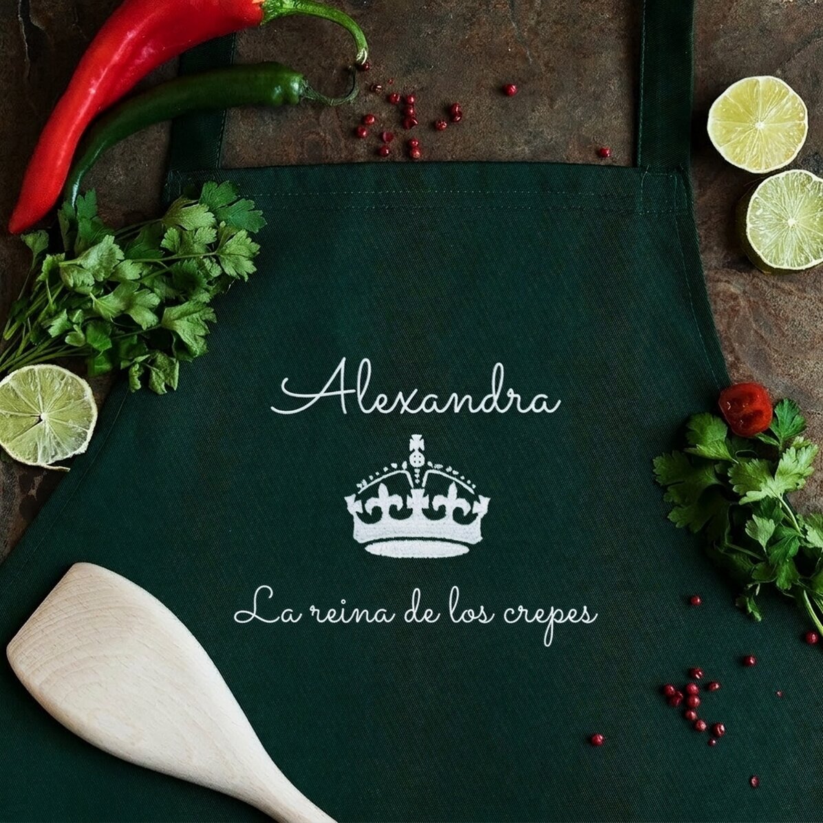 Delantal personalizado - La reina de la cocina