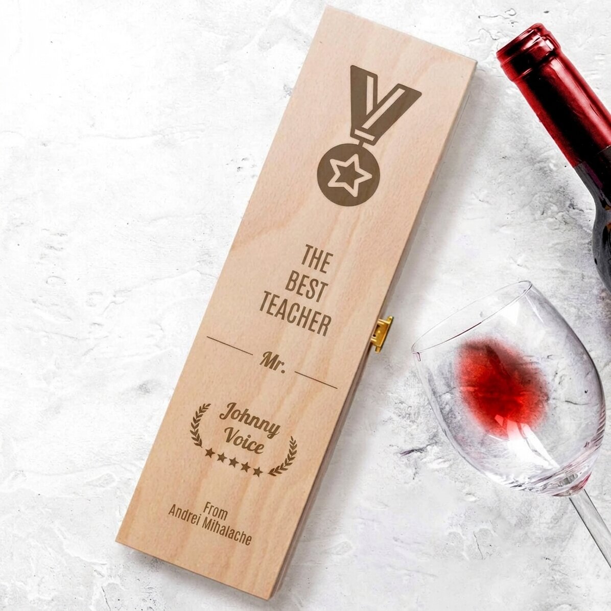 Caja de vino personalizada - La más...