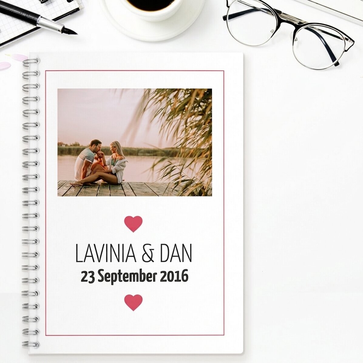 Cuaderno personalizado - Love Story