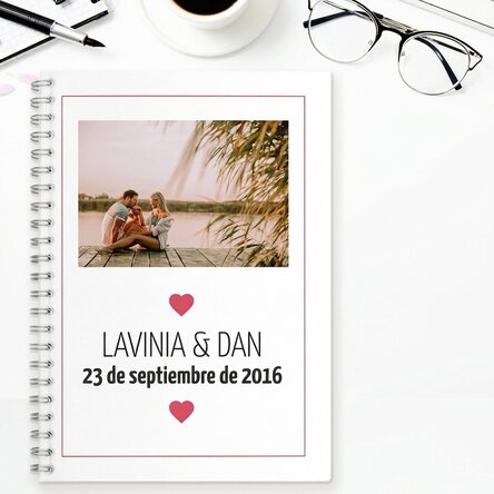 Cuaderno personalizado - Love Story