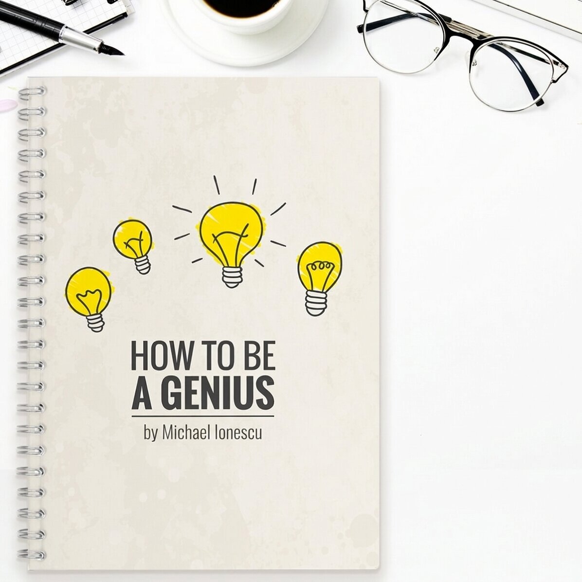 Cuaderno personalizado - Cómo ser un genio