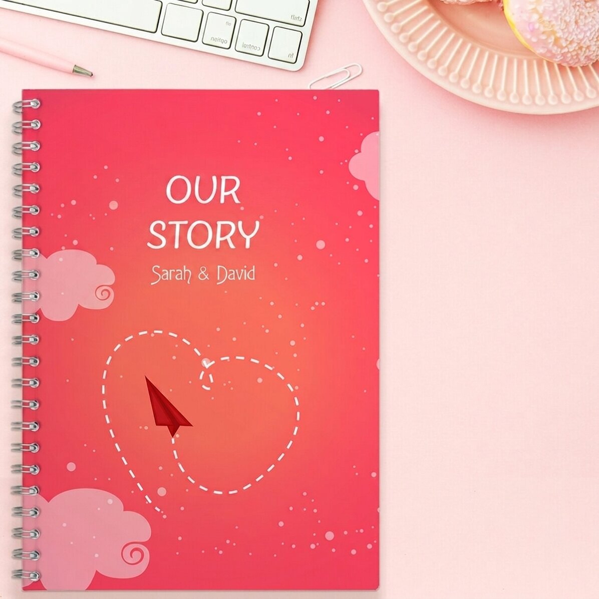 Cuaderno personalizado - Nuestra historia