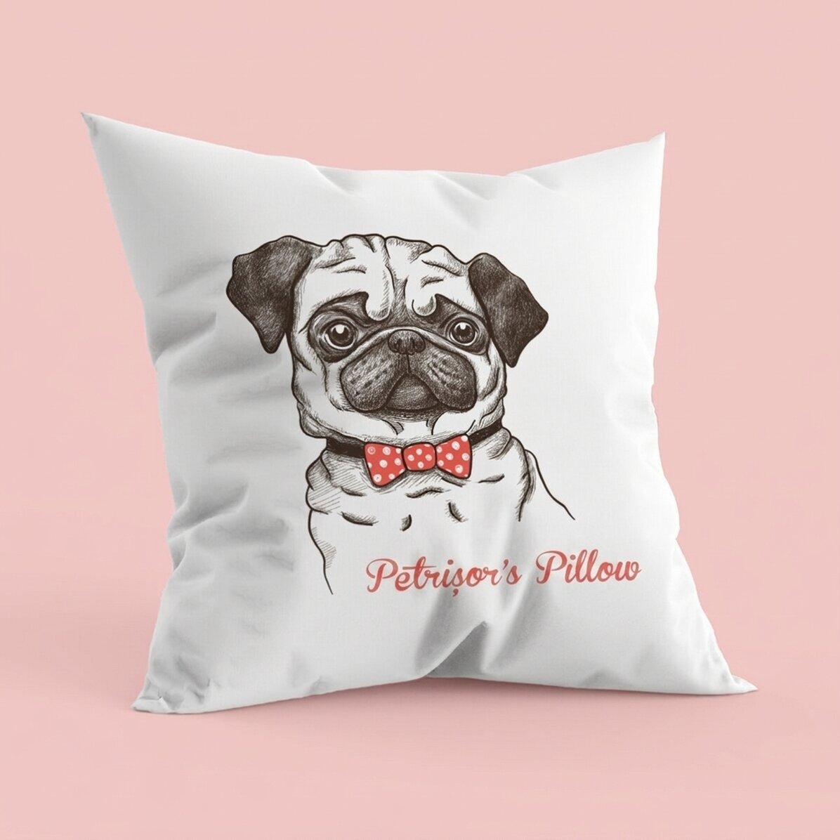 Cojín personalizado - Pug