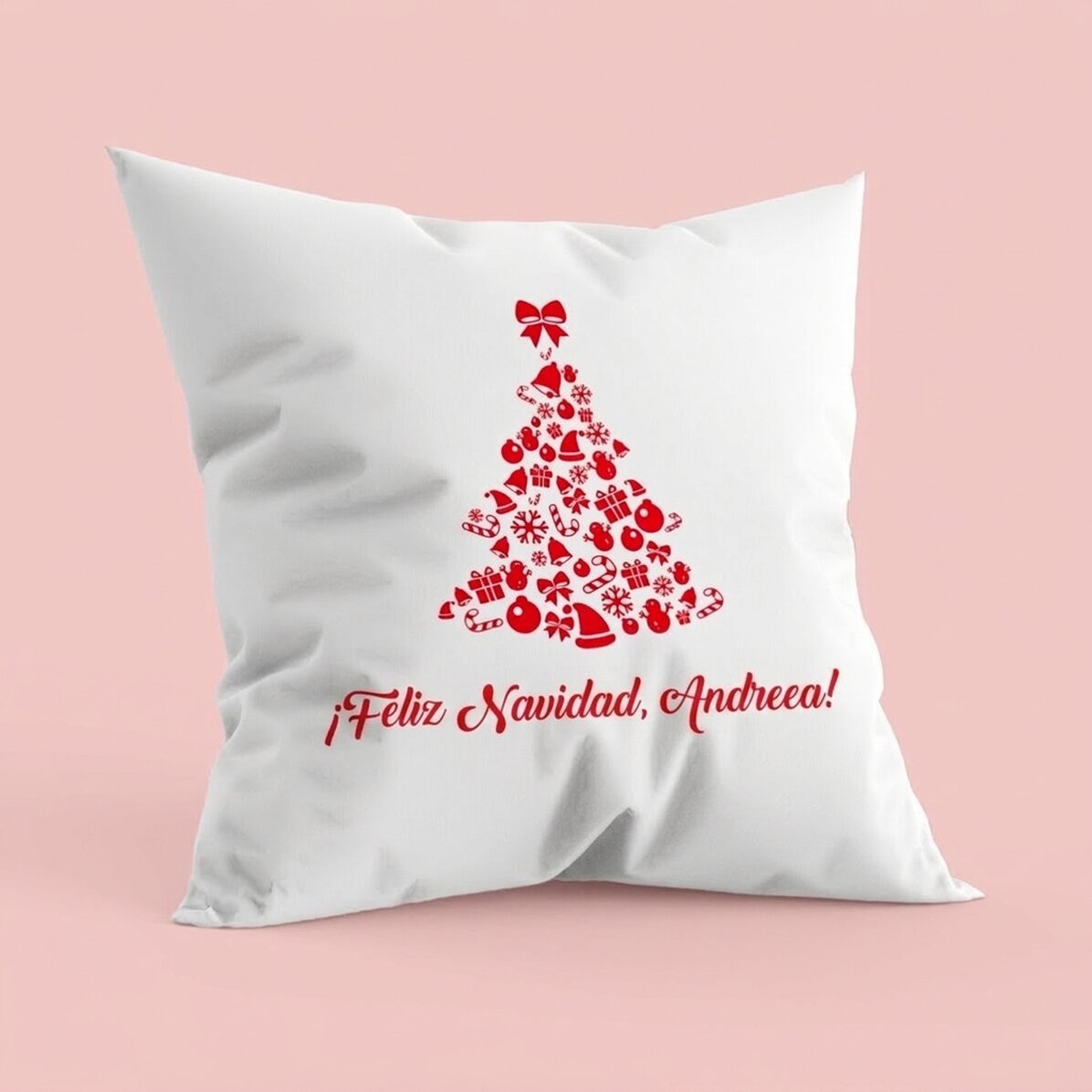 Cojín personalizado - ¡Feliz Navidad!