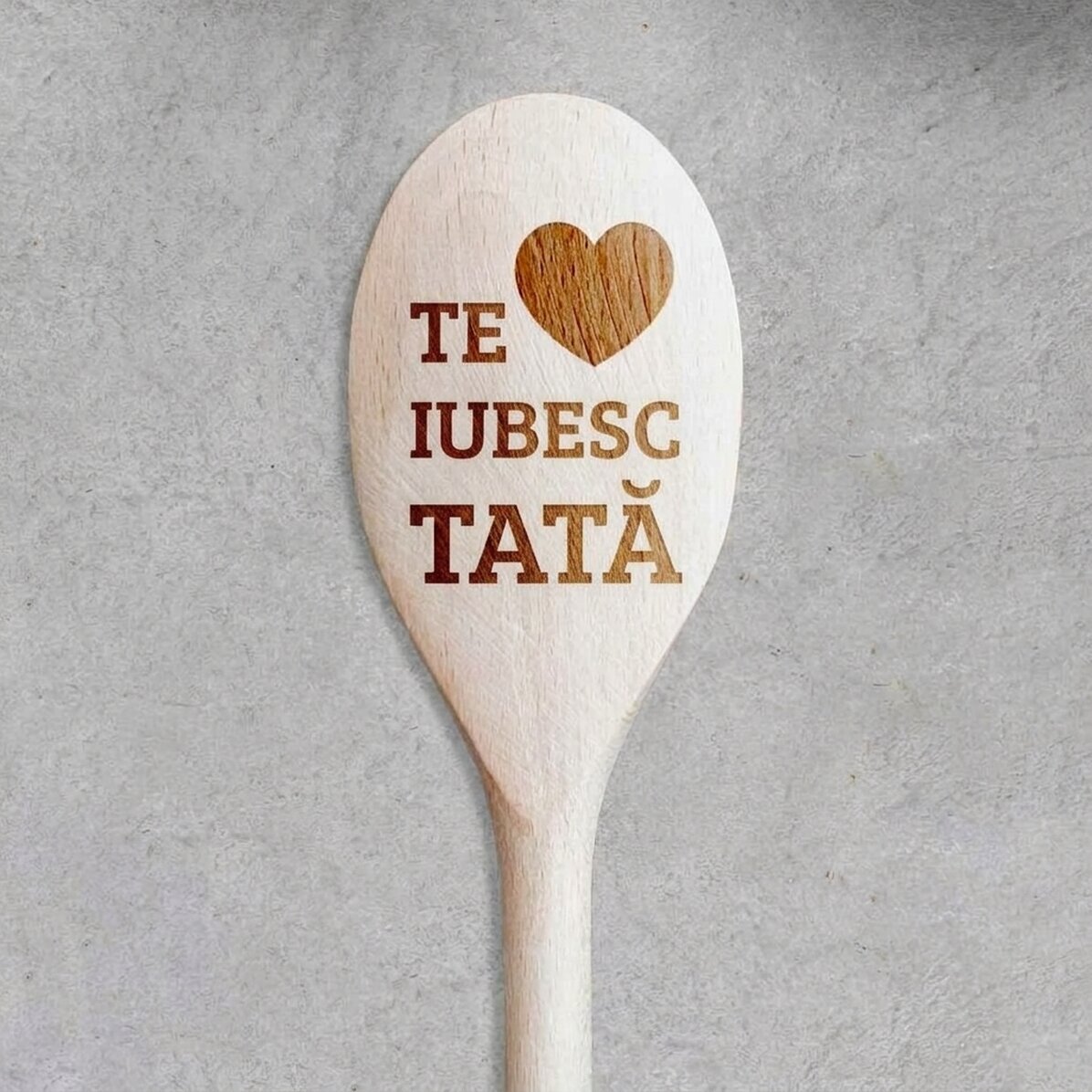 Cuchara de madera personalizada - Te quiero