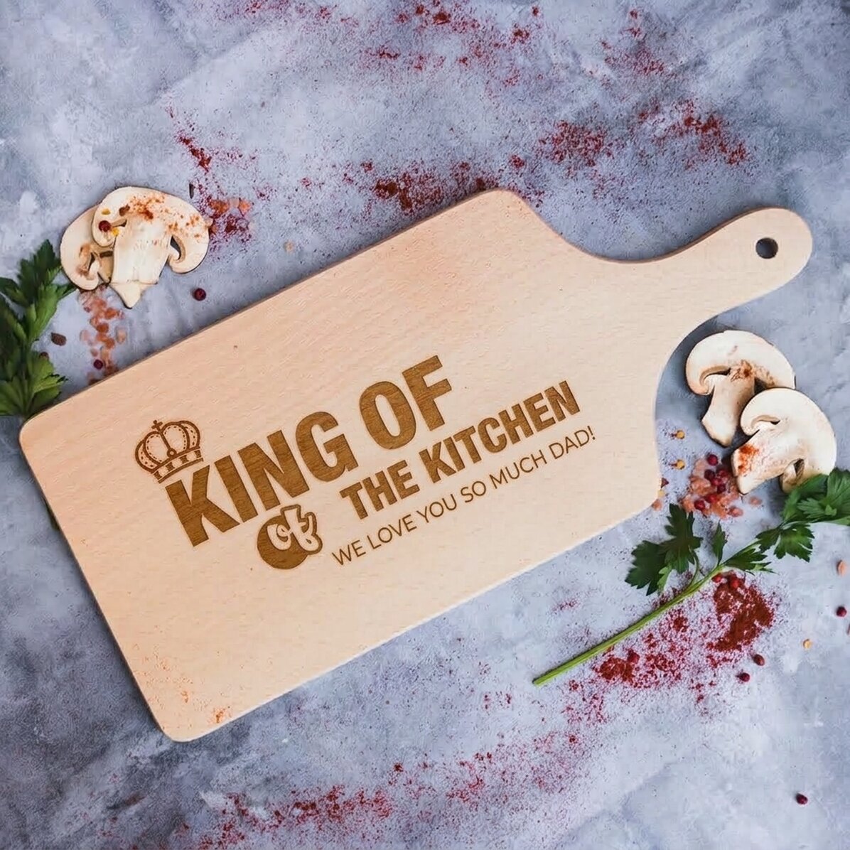Tabla de cortar personalizada - King Of The Kitchen
